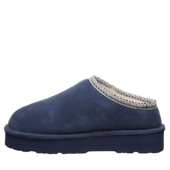 BEARPAW BLUE mule Lucille Water and Stain-Repellent Suede Easy slip-on/slip s… - Picture 2 of 7